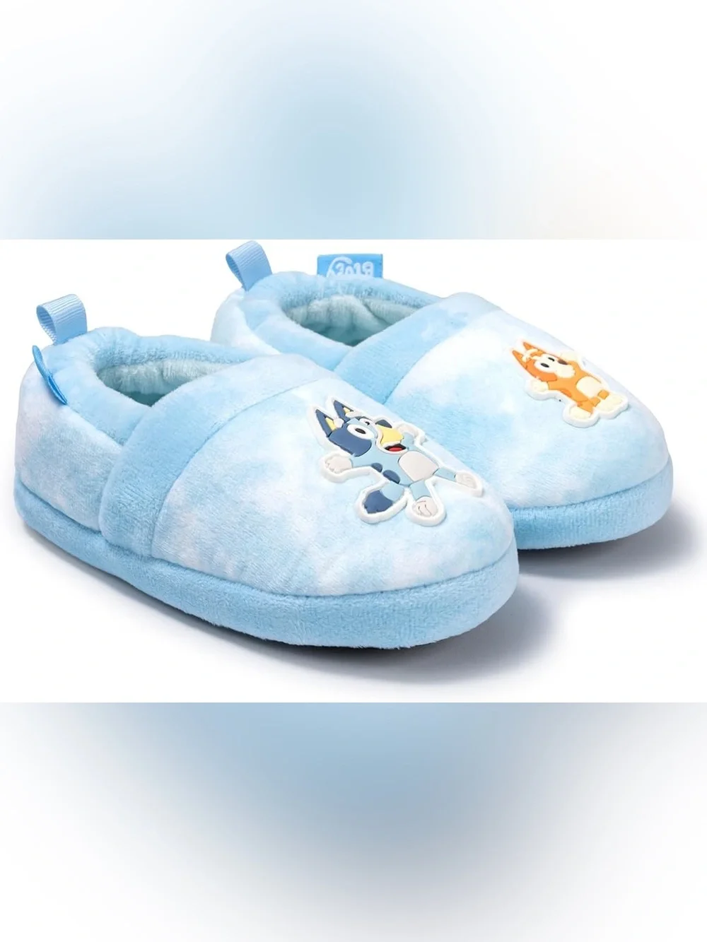 Toddler Bluey Cloud Slippers - Blue - sz XL 11/12 - new